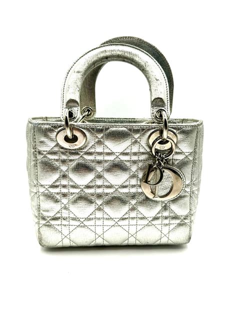 silver dior|lady Dior silver.